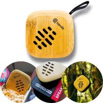 Mini Caixa De Som Bluetooth Bamboo Speaker - Handz