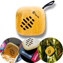 Mini Caixa de Som Bluetooth Bamboo Speaker - Original Handz