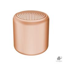 Mini Caixa de Som Bluetooth InPods LittleFUN Portátil USB Dourado - Booglee