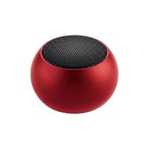 Mini Caixa de Som Bluetooth Metal Amplificada Mini Speaker 3w Vermelha Mini Caixa de Som Bluetooth Metal Amplificada Mini Speaker 3w Vermelha