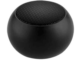 Mini Caixa De Som Bluetooth Metal Potente 3W Portátil Preta