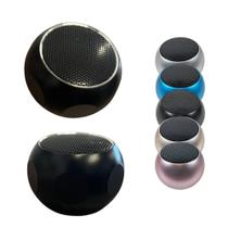 Mini Caixa de Som Bluetooth Metal Prata Mini Speaker M10
