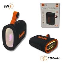 Mini Caixa De Som Bluetooth Portátil Sem Fio Tws Estéreo Potência 15W Com Rgb E Led
