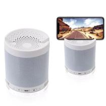 Mini Caixa De Som Bluetooth Q3 Usb Rádio Branco