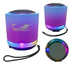Mini Caixa De Som Bluetooth Usb 10w Led Rgb El-1090 Mini Caixa De Som Bluetooth Usb 10w Led Rgb El-1090