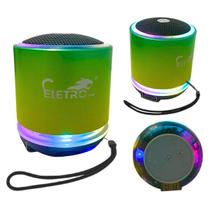 Mini Caixa de Som Bluetooth USB 10W LED RGB Eletromex EL-1090 Mini Caixa de Som Bluetooth USB 10W LED RGB Eletromex EL-1090