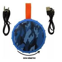 Mini Caixa De Som Camuflada 12h Bateria Bluetooth, SD e AUX