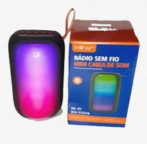 Mini Caixa De Som Com Led - Inova Alto Falante 5W RGB