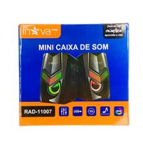 Mini Caixa de Som Inova PC e Notebook LED RGB