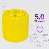 Mini Caixa De Som Inpods Wireless Speaker Potente Little Fun Tws Portátil Bluetooth V5 Amarelo