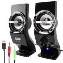 Mini Caixa de Som Knup PC e Notebook