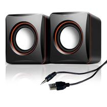 Mini Caixa de Som para PC Notebook 3X2W 6W KP-600 - Knup Mini Caixa de Som para PC Notebook 3X2W 6W KP-600 - Knup