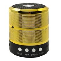 Mini Caixa De Som Portátil Bluetooth Mp3 Ws - 887 Dourada Mini Caixa De Som Portátil Bluetooth Mp3 Ws - 887 Dourada