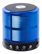 Mini Caixa De Som Portátil Com Speaker Bluetooth Ws-887