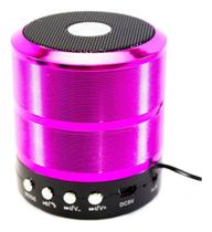 Mini Caixa De Som Portátil Speaker Ws-887 - Rosa