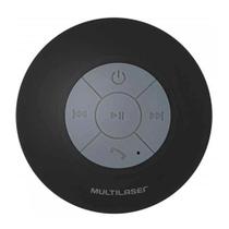 Mini Caixa de Som Shower Speaker SP225 Multilaser 8W Rms Bluetooth Preto