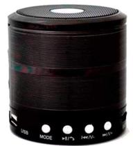MINI CAIXA DE SOM SPEAKER LTOMEX WS-887 Preto/Vermelho/Azul/Dourado