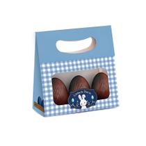 Mini Caixa Plus Para Ovos Com Visor - Contos De Páscoa Azul - 13x5,5x13cm - 10 unidades - Cromus - Rizzo Mini Caixa Plus Para Ovos Com Visor - Contos De Páscoa Azul - 13x5,5x13cm - 10 unidades - Cromus - Rizzo