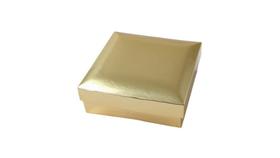 Mini Caixa Quadrada Metal Ouro 9,5x9,5x4 Packpel Mini Caixa Quadrada Metal Ouro 9,5x9,5x4 Packpel