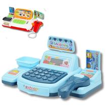 Mini Caixa Registradora Brinquedo Infantil Supermercado Som