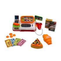 Mini Caixa Registradora Infantil Mercadinho Com Luz E Som Mini Caixa Registradora Infantil Mercadinho Com Luz E Som