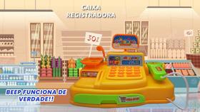 Mini Caixa Registradora Star Amarelo Acessório Luz e Som- Wellkids Mini Caixa Registradora Star Amarelo Acessório Luz e Som- Wellkids