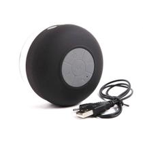 Mini Caixa Som Bluetooth Portátil Prova D'Água Ventosa Preta Mini Caixa Som Bluetooth Portátil Prova D'Água Ventosa Preta