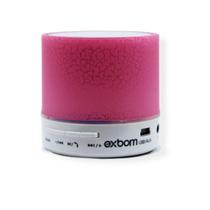 Mini Caixa Som Bluetooth Radio Fm Usb Cartão Sd Mp3 Led Rgb