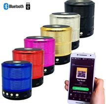 Mini caixa som metal bluetooth MS887