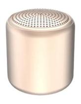 Mini Caixinha De Som Bluetooth Speaker Sem Fio para celular/ cor: dourada