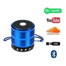 Mini Caixinha Som Bluetooth Portátil Usb Micro Sd Rádio Fm