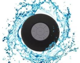 Mini Caixinha Som Bluetooth Prova Água para Banheiro Ventosa