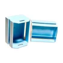 Mini Caixote - Azul Bebe - 12x7cm - 1 UN - Rizzo