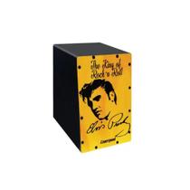 Mini Cajon Madeira Percussão peça decoração Liverpool Elvis Presley