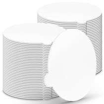 Mini Cake Boards O'CREME White Round 7 cm, à prova de graxa, 100 quilates Mini Cake Boards O'CREME White Round 7 cm, à prova de graxa, 100 quilates
