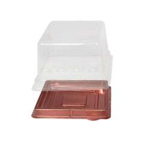 Mini cake box quadrada rosé gold c/ 10un flip Mini cake box quadrada rosé gold c/ 10un flip