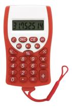 Mini Calculadora 8 Digitos Colorida De Bolso Com Cordão KA-1872