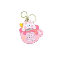 Mini Calculadora de Gatinho Colorido com Labirinto