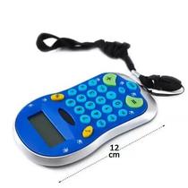 Mini calculadora pratica modelo portátil de bolso com cordão - Filó Modas