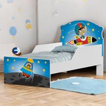 Mini Cama Astronauta e Foguete Com Colchão