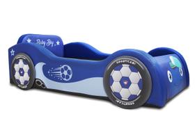 Mini Cama Baby Boy totalmente estofada - cor azul