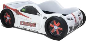 Mini Cama Balla com rodas embutidas - cor branca Mini Cama Balla com rodas embutidas - cor branca