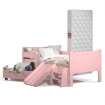 Mini Cama Bella Infantil Montessoriana com Baú e Colchão