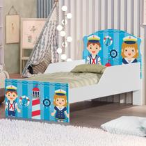 Mini Cama Capitão Marinhos Meninos Com Colchão Mini Cama Capitão Marinhos Meninos Com Colchão