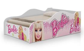 mini cama carro adesivada Barbie