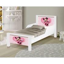 Mini Cama de Criança Infantil Minie Adesivada com Colchão Mini Cama de Criança Infantil Minie Adesivada com Colchão