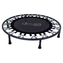 Mini Cama Elástica Jump Profissional para Exercícios até 120kg com 32 Molas em Aço Carbono Dream Fitness