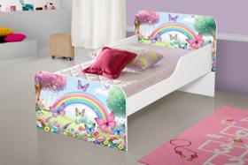 Mini cama em mdf infantil jardim encantado Mini cama em mdf infantil jardim encantado