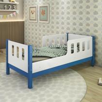 Mini Cama Encanto Infantil Com Grades De Proteção Mdf