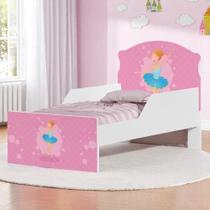 Mini Cama Fun Bailarina Infantil Com Colchão Mini Cama Fun Bailarina Infantil Com Colchão
